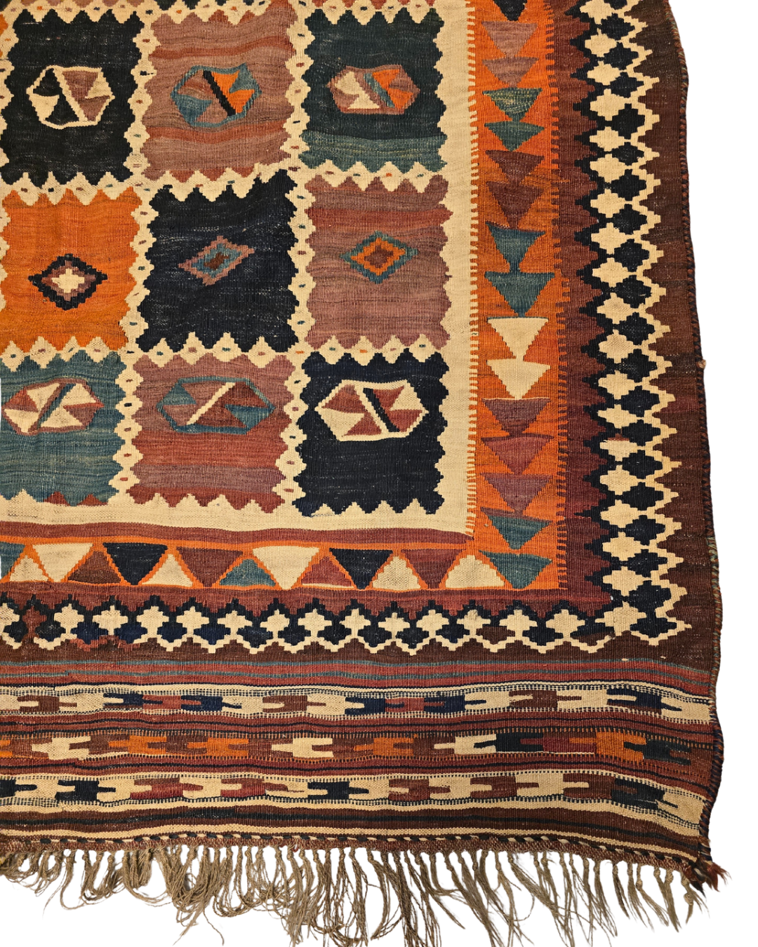 Kelim Karabach Azerbijan ANTIEK 280x170 wollen vloerkleed handgeknoopt