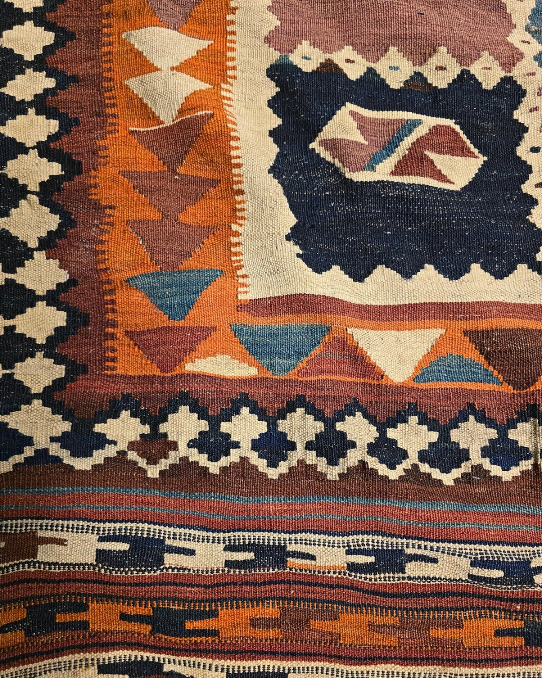 Kelim Karabach Azerbijan ANTIEK 280x170 wollen vloerkleed handgeknoopt