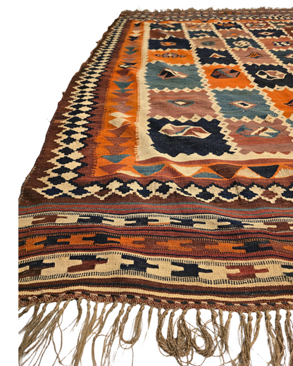 Kelim Karabach Azerbijan ANTIEK 280x170 wollen vloerkleed handgeknoopt