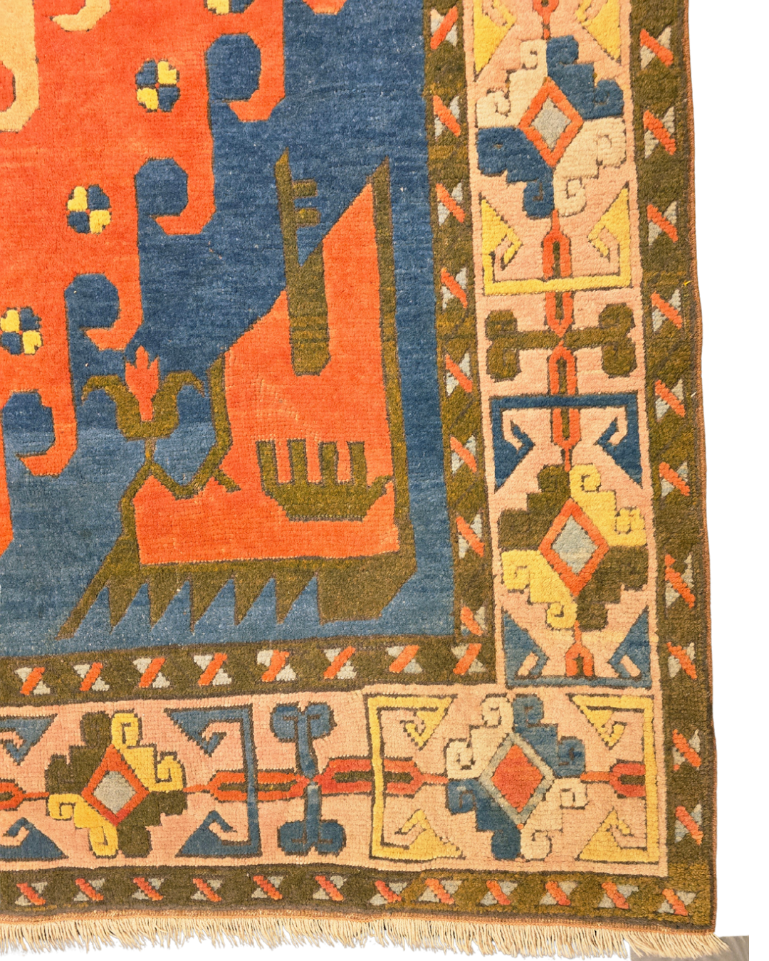 Groot Perzisch tapijt Karz Kazak 345x255 wollen vloerkleed handgeknoopt Turkije