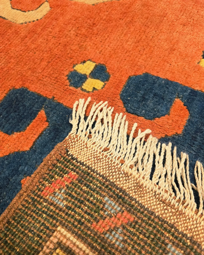 Groot Perzisch tapijt Karz Kazak 345x255 wollen vloerkleed handgeknoopt Turkije