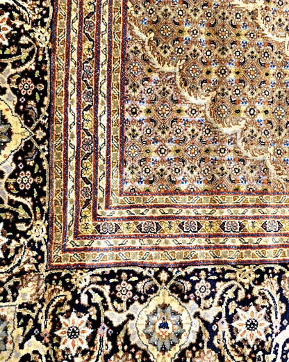 Groot Perzisch tapijt Tabriz Mahi 355x255 wollen vloerkleed Iran Handgeknoopt