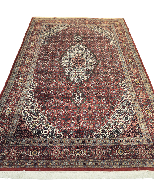 Perzisch tapijt bidjar 300x200 wollen vloerkeed handgeknoopt iran