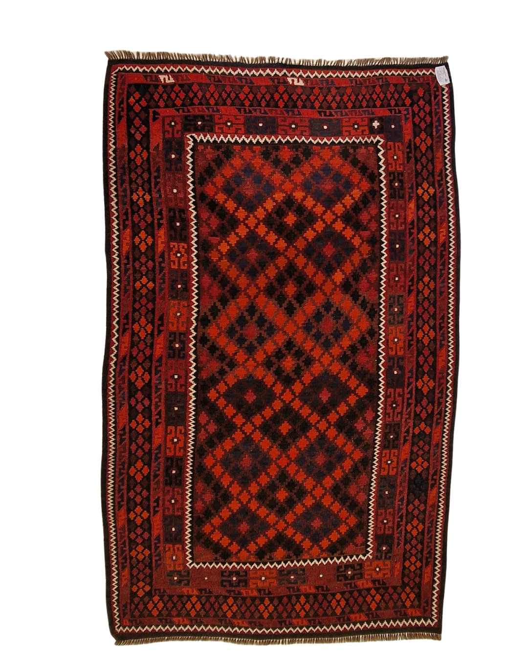 Tribal Kelim Afganistan 285x170 wollen vloerkleed handgeweven