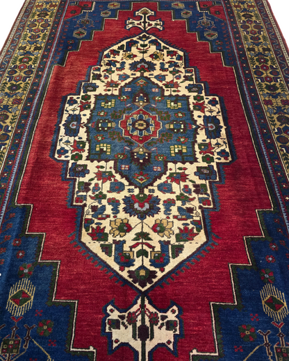 Groot Perzisch tapijt Oushak 335x170 wollen vloerkleed handgeknoopt Turkije