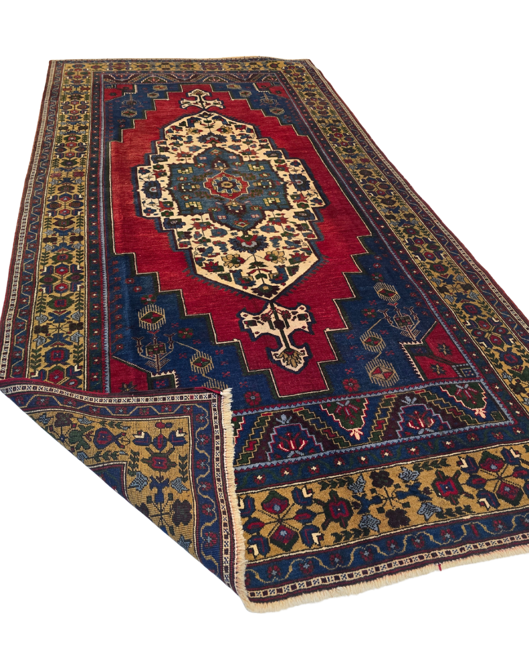 Groot Perzisch tapijt Oushak 335x170 wollen vloerkleed handgeknoopt Turkije