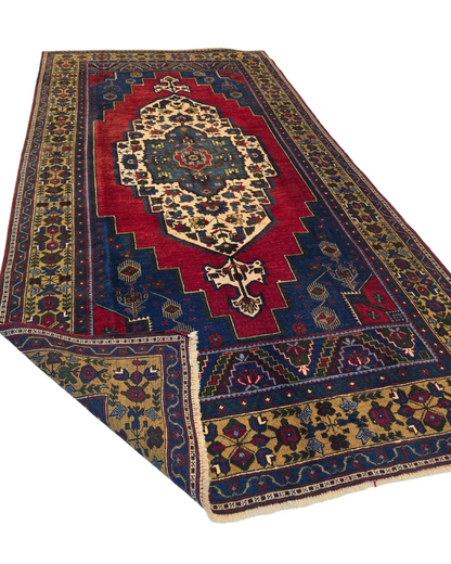 Groot Perzisch tapijt Oushak 335x170 wollen vloerkleed handgeknoopt Turkije