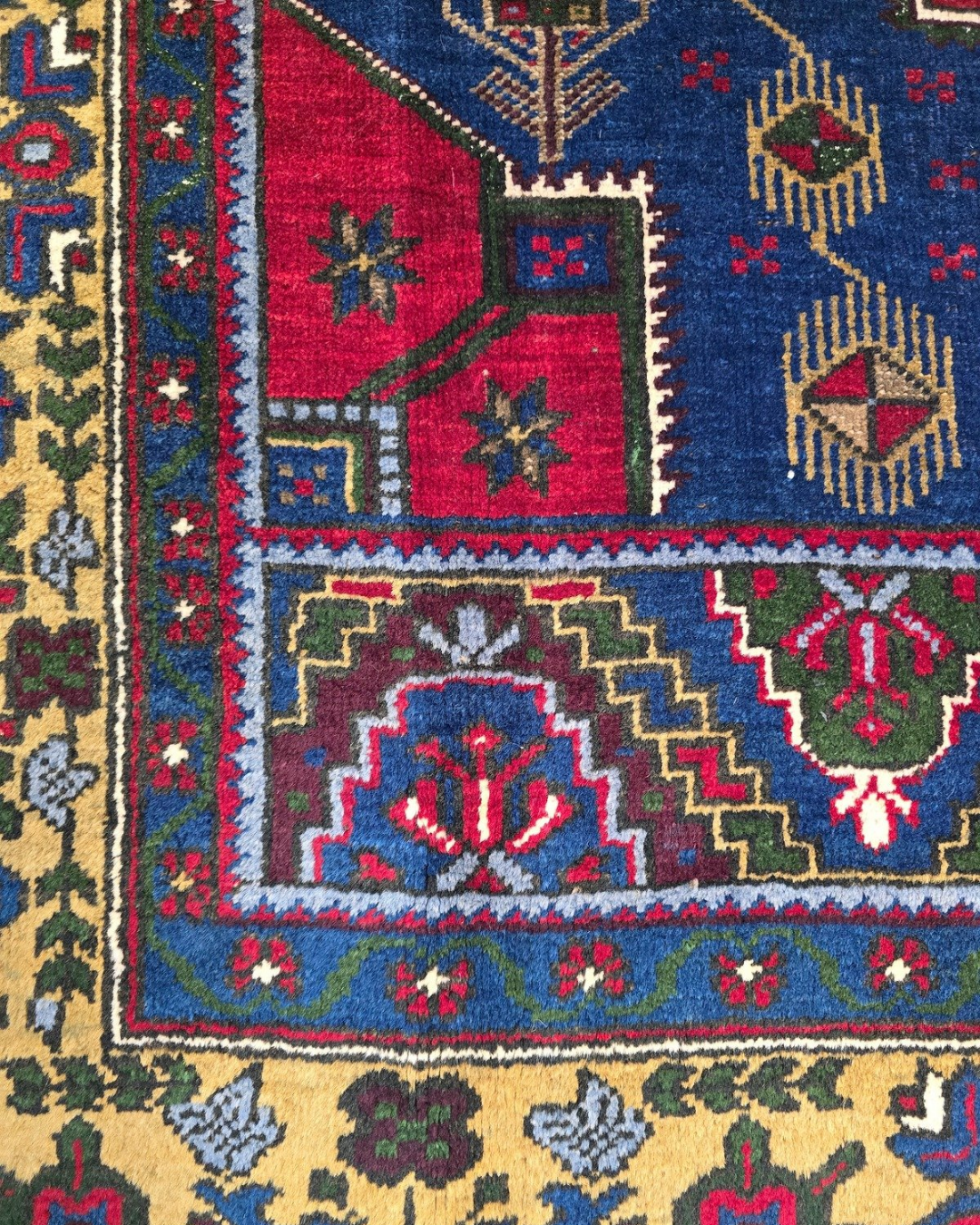 Groot Perzisch tapijt Oushak 335x170 wollen vloerkleed handgeknoopt Turkije