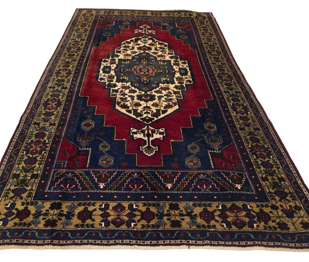 Groot Perzisch tapijt Oushak 335x170 wollen vloerkleed handgeknoopt Turkije