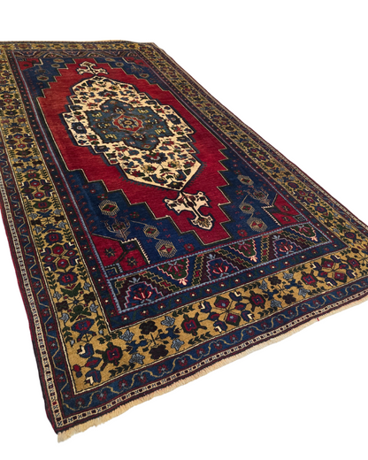 Groot Perzisch tapijt Oushak 335x170 wollen vloerkleed handgeknoopt Turkije