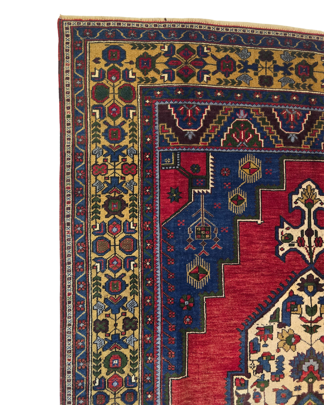 Groot Perzisch tapijt Oushak 335x170 wollen vloerkleed handgeknoopt Turkije