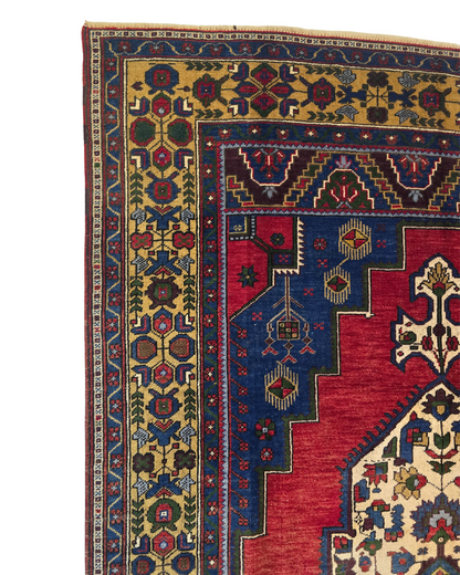 Groot Perzisch tapijt Oushak 335x170 wollen vloerkleed handgeknoopt Turkije