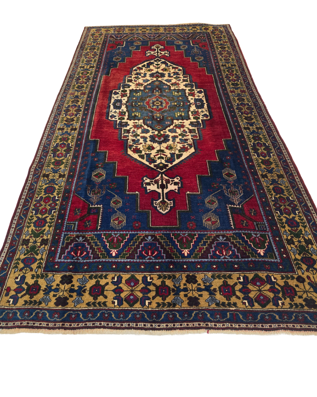 Groot Perzisch tapijt Oushak 335x170 wollen vloerkleed handgeknoopt Turkije