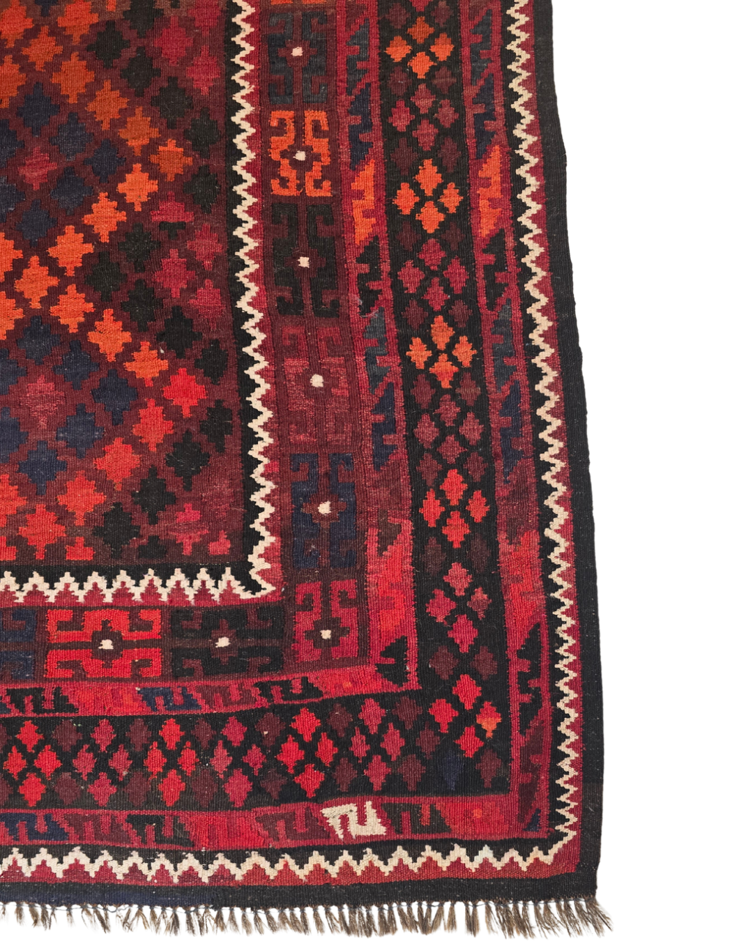 Tribal Kelim Afganistan 285x170 wollen vloerkleed handgeweven
