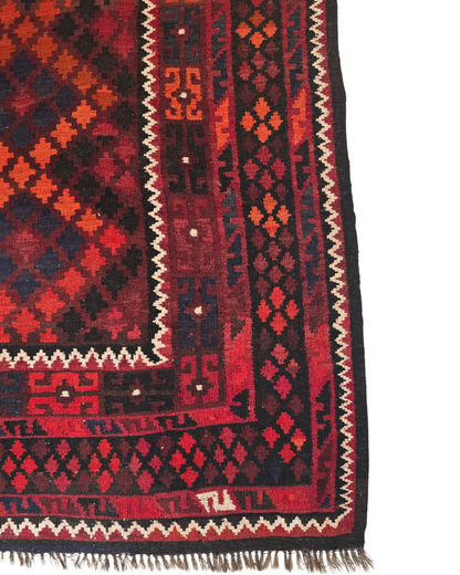 Tribal Kelim Afganistan 285x170 wollen vloerkleed handgeweven