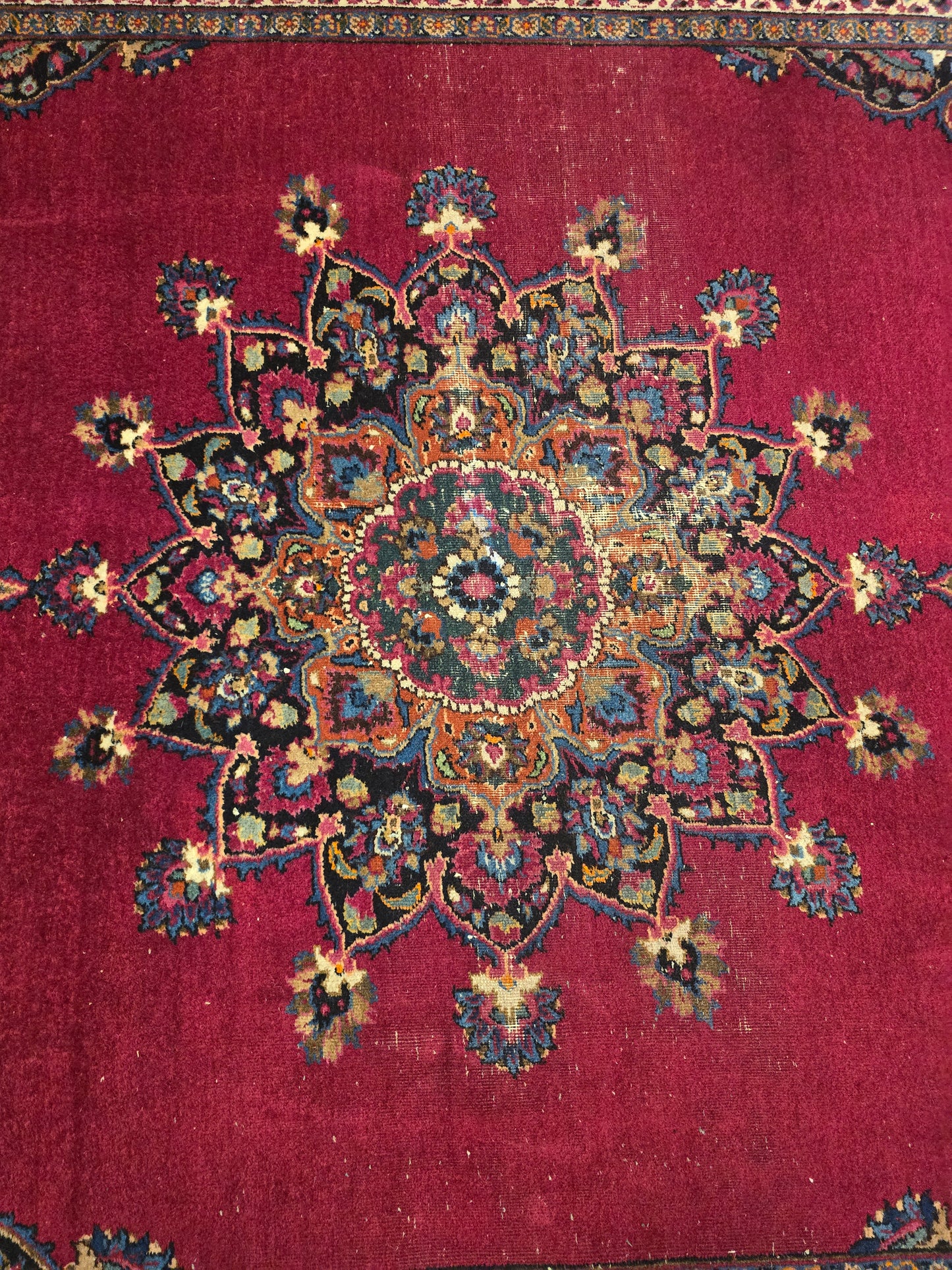 Perzisch tapijt Mashad 310x210 wollen vloerkleed handgeknoopt iran