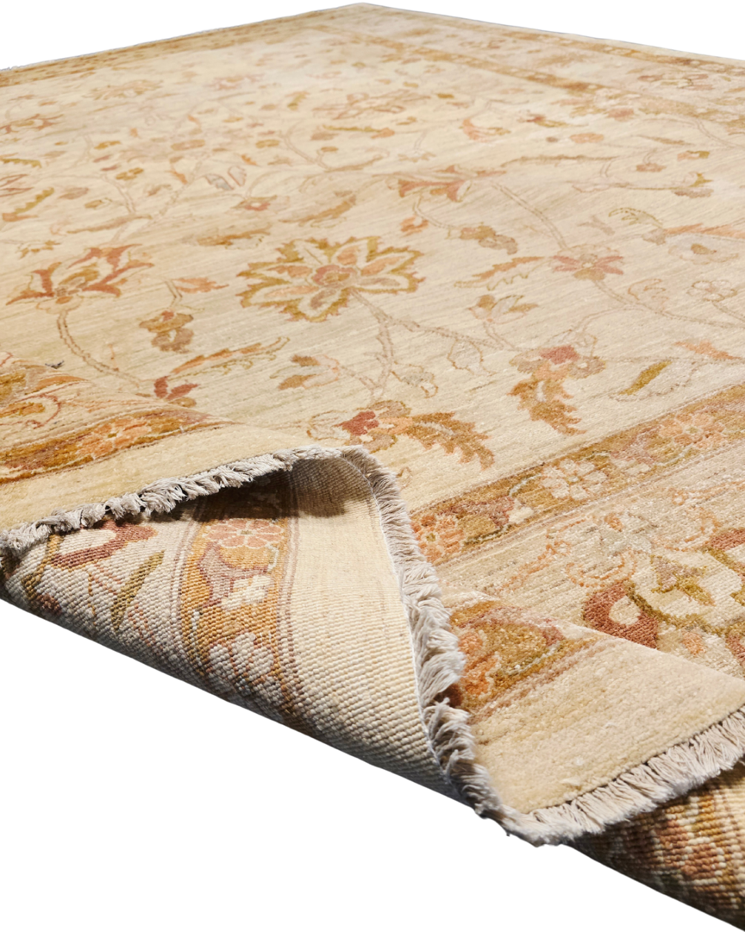 Groot Perzich tapijt Ziegler 411x300 wollen vloerkleed handgeknoopt