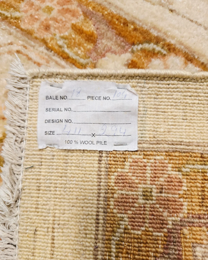 Groot Perzich tapijt Ziegler 411x300 wollen vloerkleed handgeknoopt