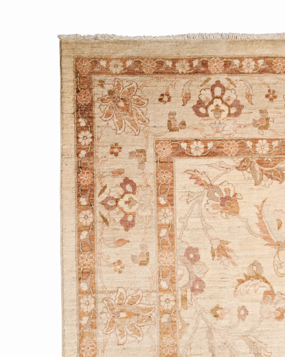 Groot Perzich tapijt Ziegler 411x300 wollen vloerkleed handgeknoopt