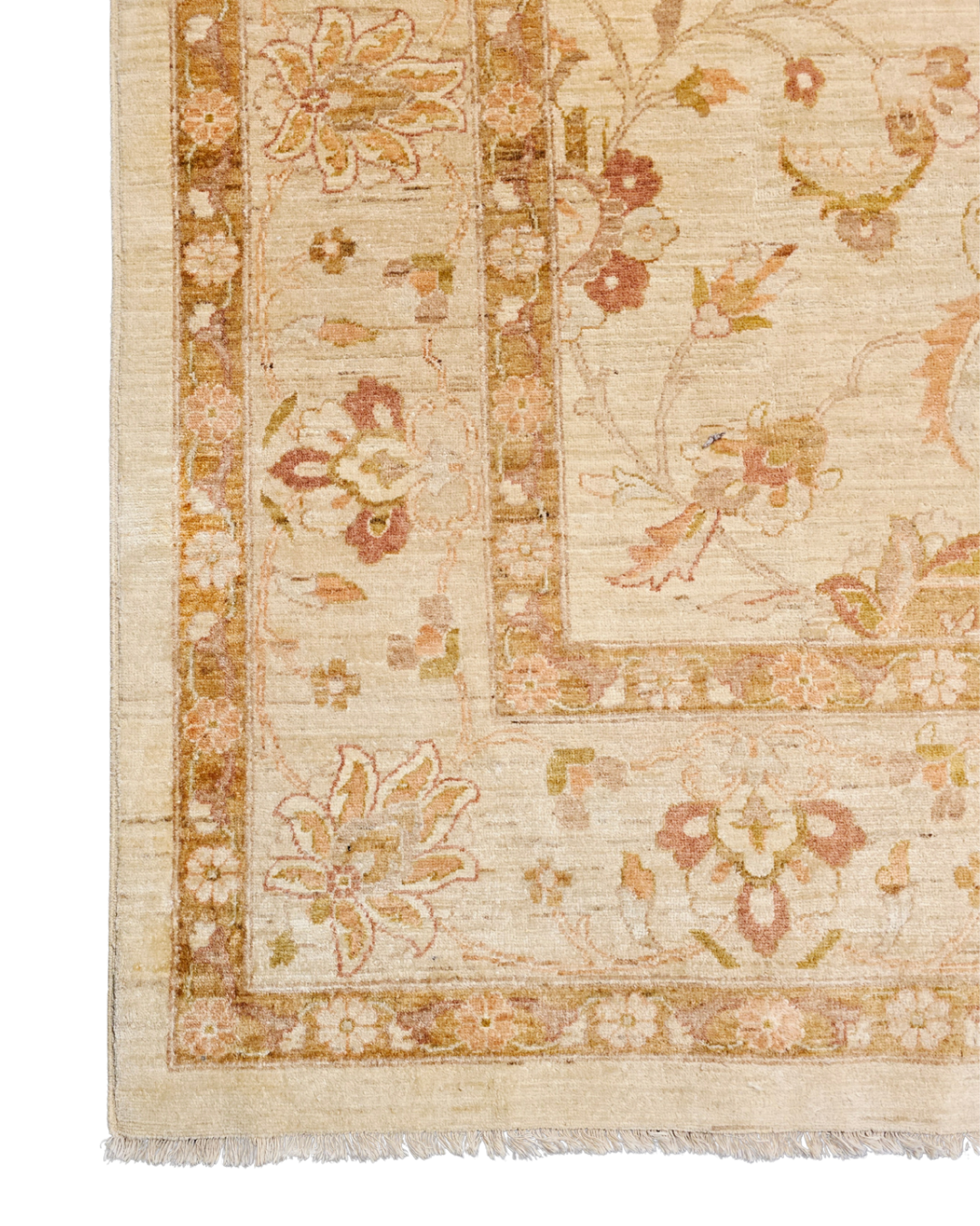 Groot Perzich tapijt Ziegler 411x300 wollen vloerkleed handgeknoopt