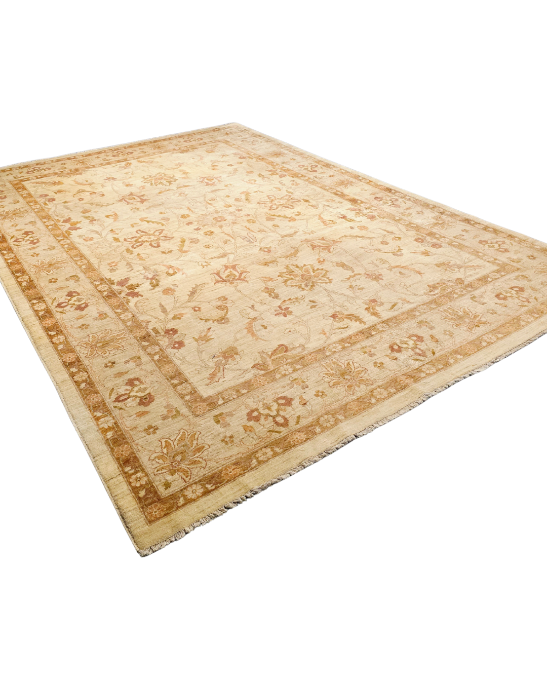 Groot Perzich tapijt Ziegler 411x300 wollen vloerkleed handgeknoopt