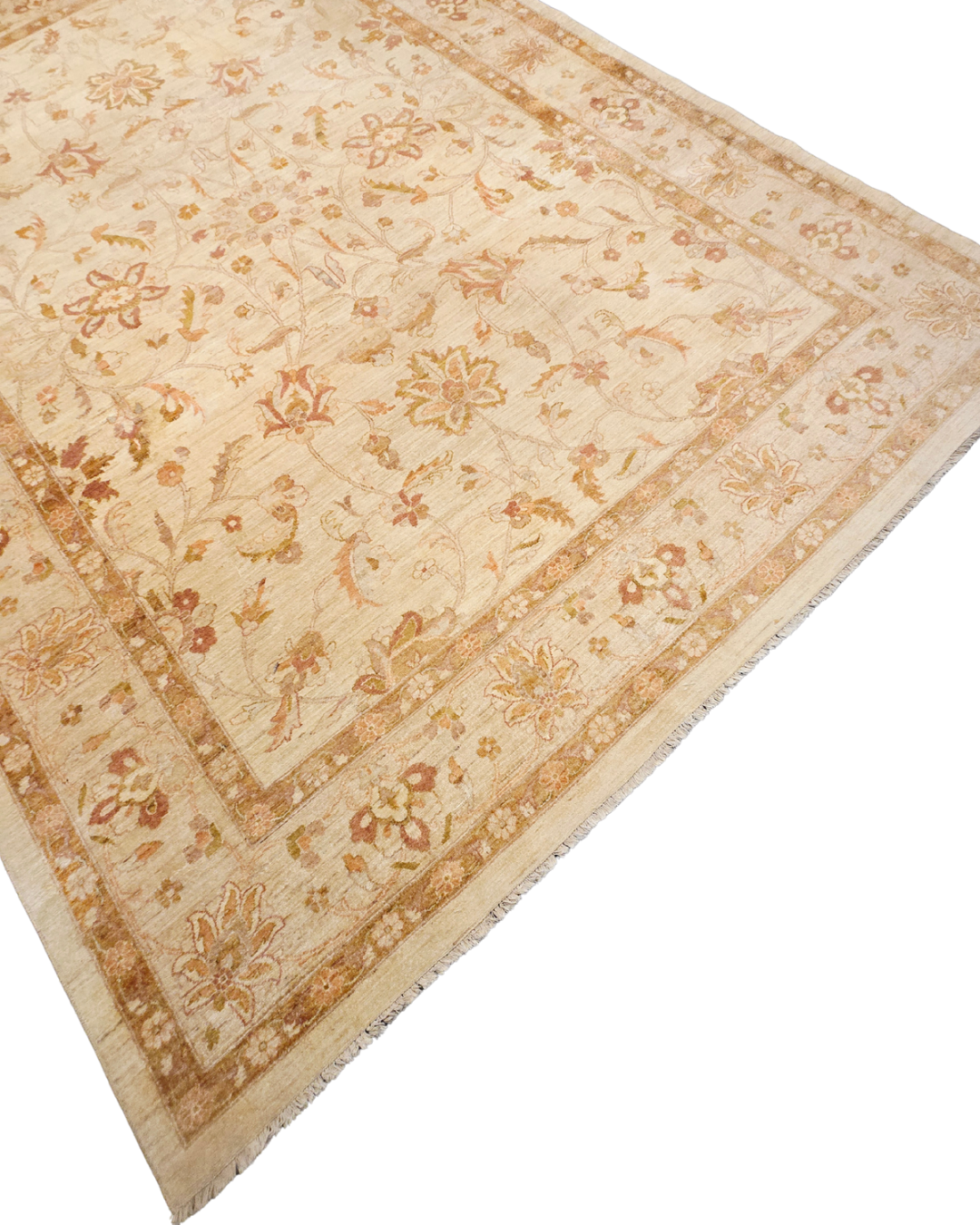 Groot Perzich tapijt Ziegler 411x300 wollen vloerkleed handgeknoopt