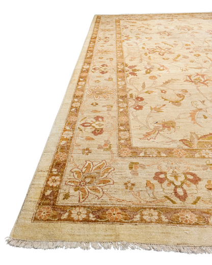 Groot Perzich tapijt Ziegler 411x300 wollen vloerkleed handgeknoopt