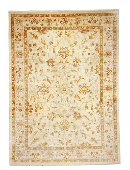 Groot Perzich tapijt Ziegler 411x300 wollen vloerkleed handgeknoopt