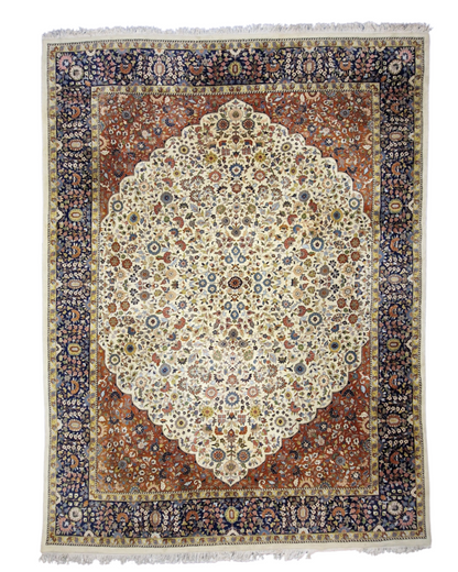 Groot Perzisch Tapijt Tabriz 430x310 wollen vloerkleed handgeknoopt