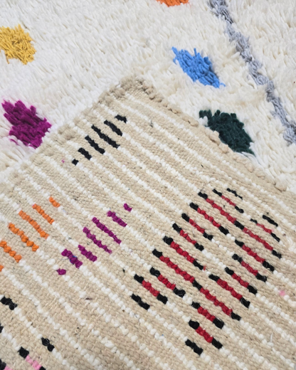 Groot Berber Azilal Tapijt 350x250 wollen vloerkleed handgeknoopt Marokko