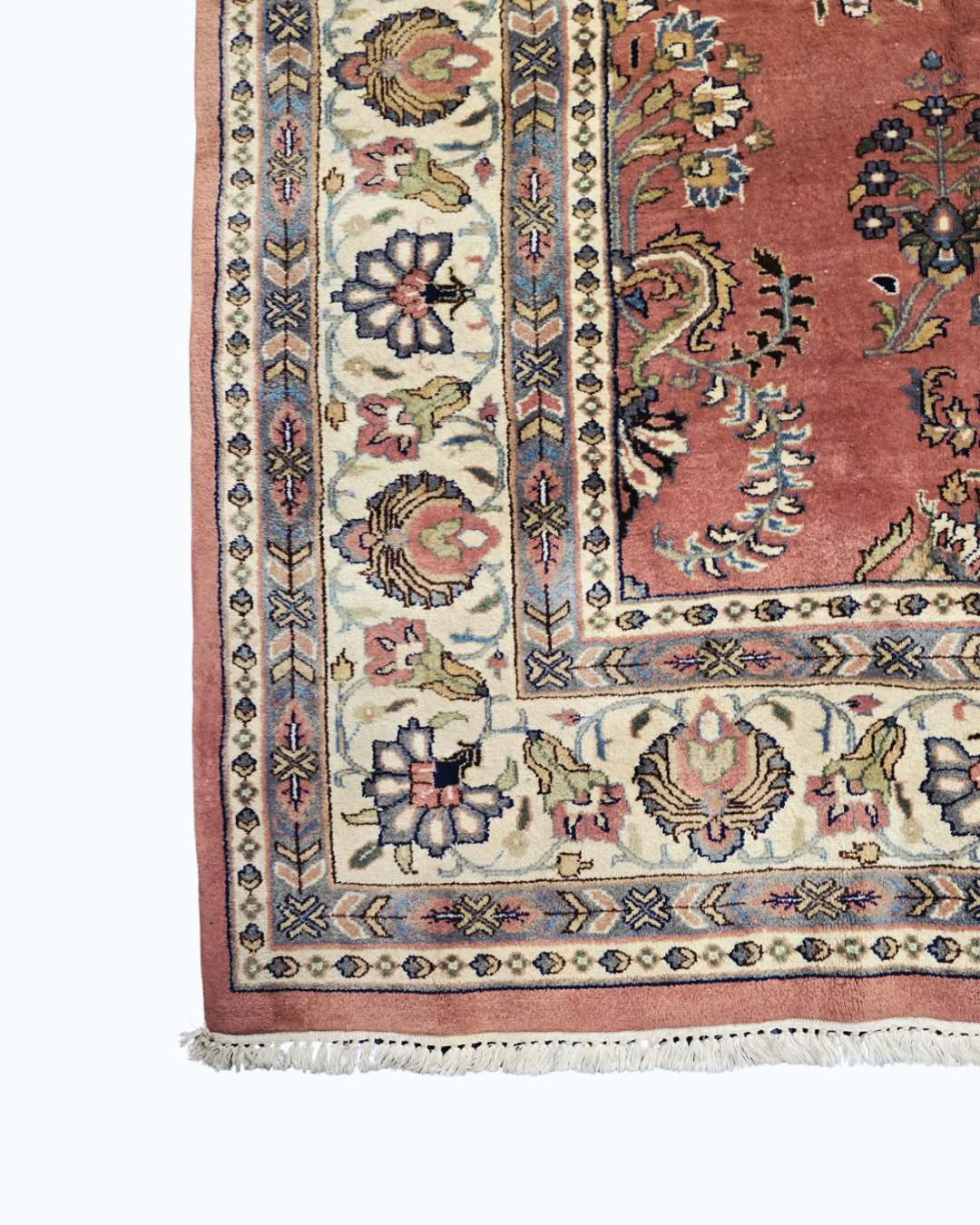 Groot Perzisch tapijt sarough 360x260 wollen vloerkleed handgeknoopt