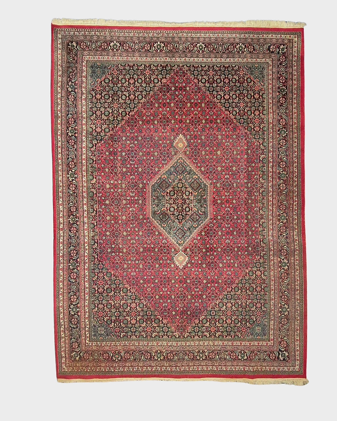 Groot Perzisch tapijt 350x250 wollen vloerkleed handgeknoopt