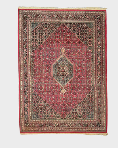 Groot Perzisch tapijt 350x250 wollen vloerkleed handgeknoopt