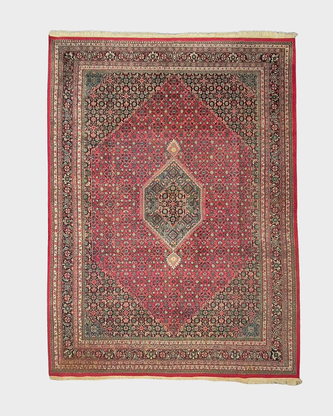 Groot Perzisch tapijt 350x250 wollen vloerkleed handgeknoopt