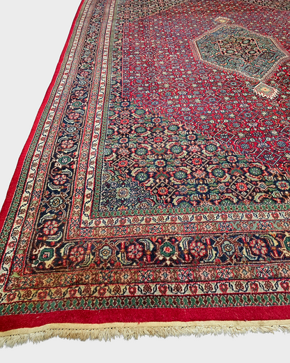 Groot Perzisch tapijt 350x250 wollen vloerkleed handgeknoopt