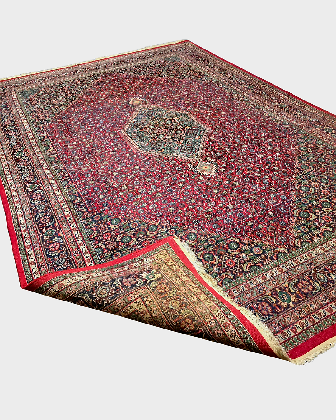 Groot Perzisch tapijt 350x250 wollen vloerkleed handgeknoopt