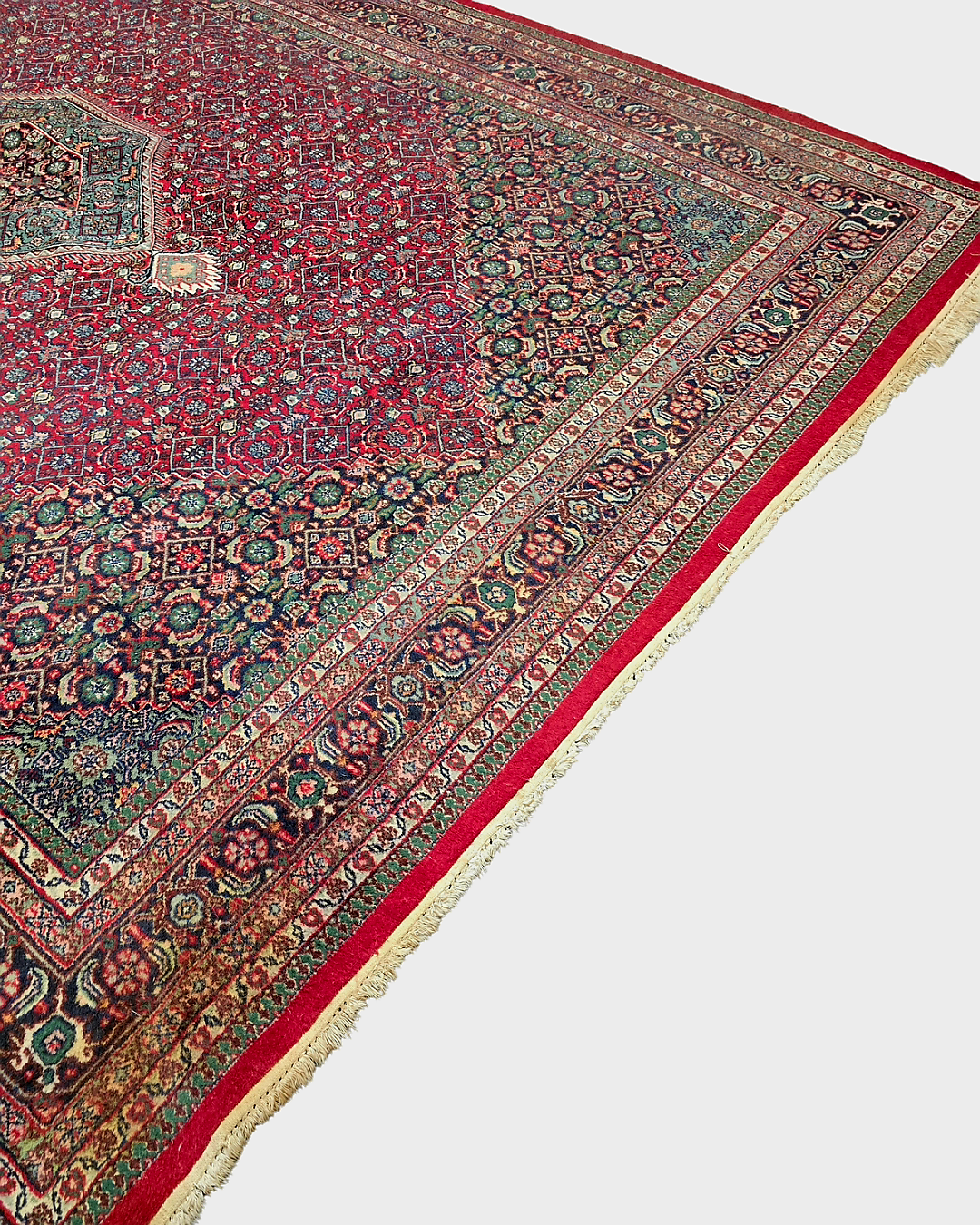 Groot Perzisch tapijt 350x250 wollen vloerkleed handgeknoopt