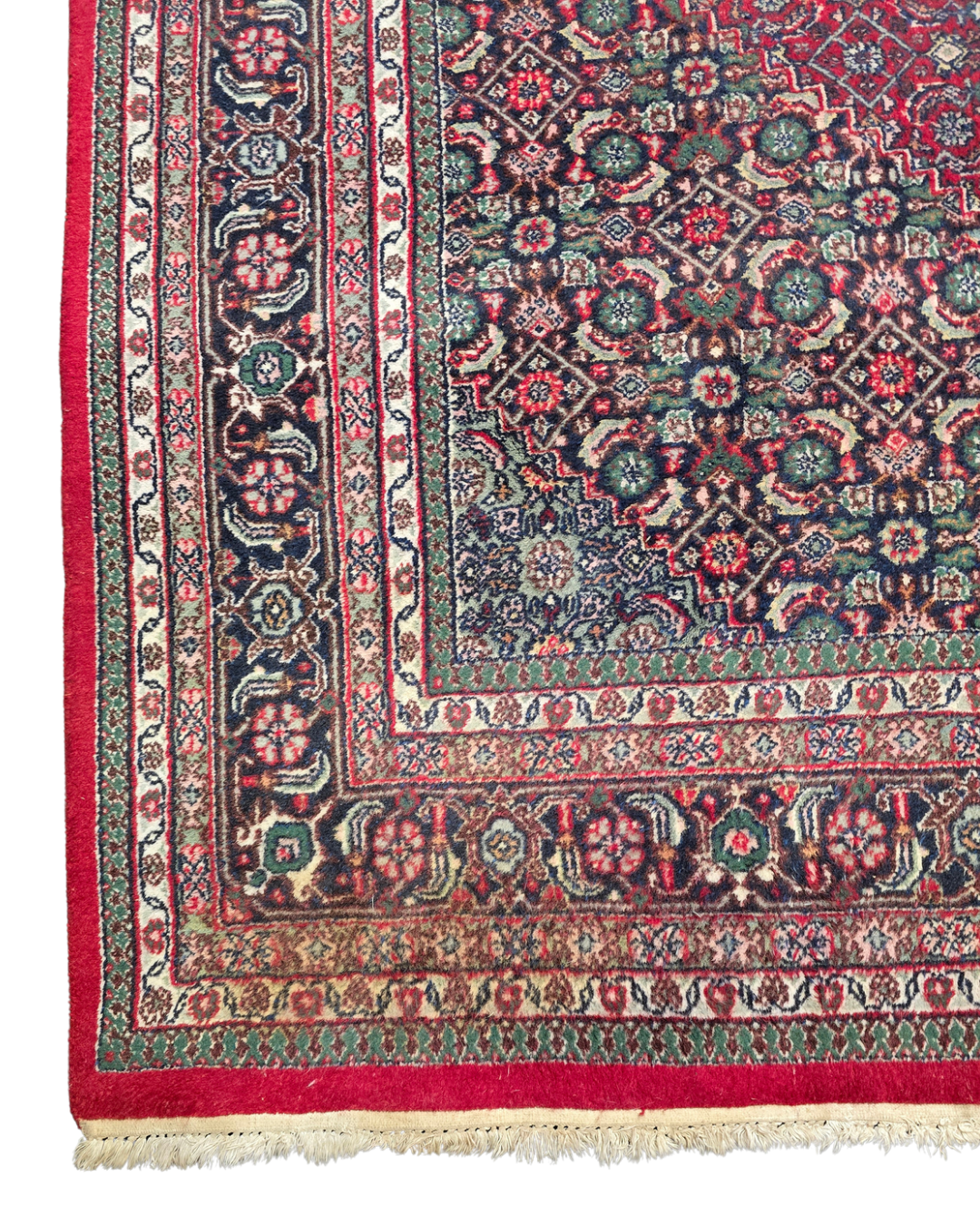 Groot Perzisch tapijt 350x250 wollen vloerkleed handgeknoopt
