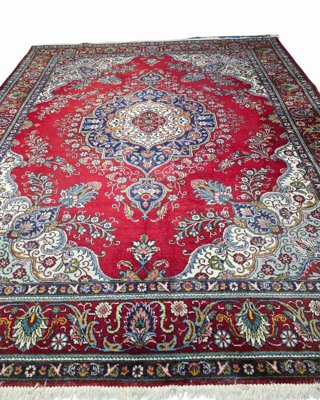 Groot Perzisch tapijt Tabriz 400x300 wollen vloerkleed handgeknoopt iran