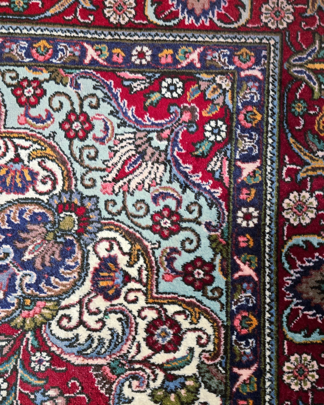 Groot Perzisch tapijt Tabriz 400x300 wollen vloerkleed handgeknoopt iran