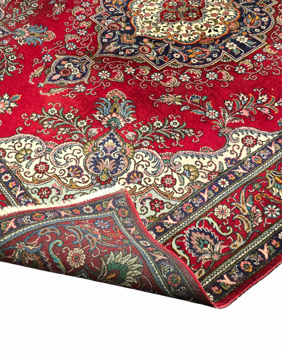 Groot Perzisch tapijt Tabriz 400x300 wollen vloerkleed handgeknoopt iran
