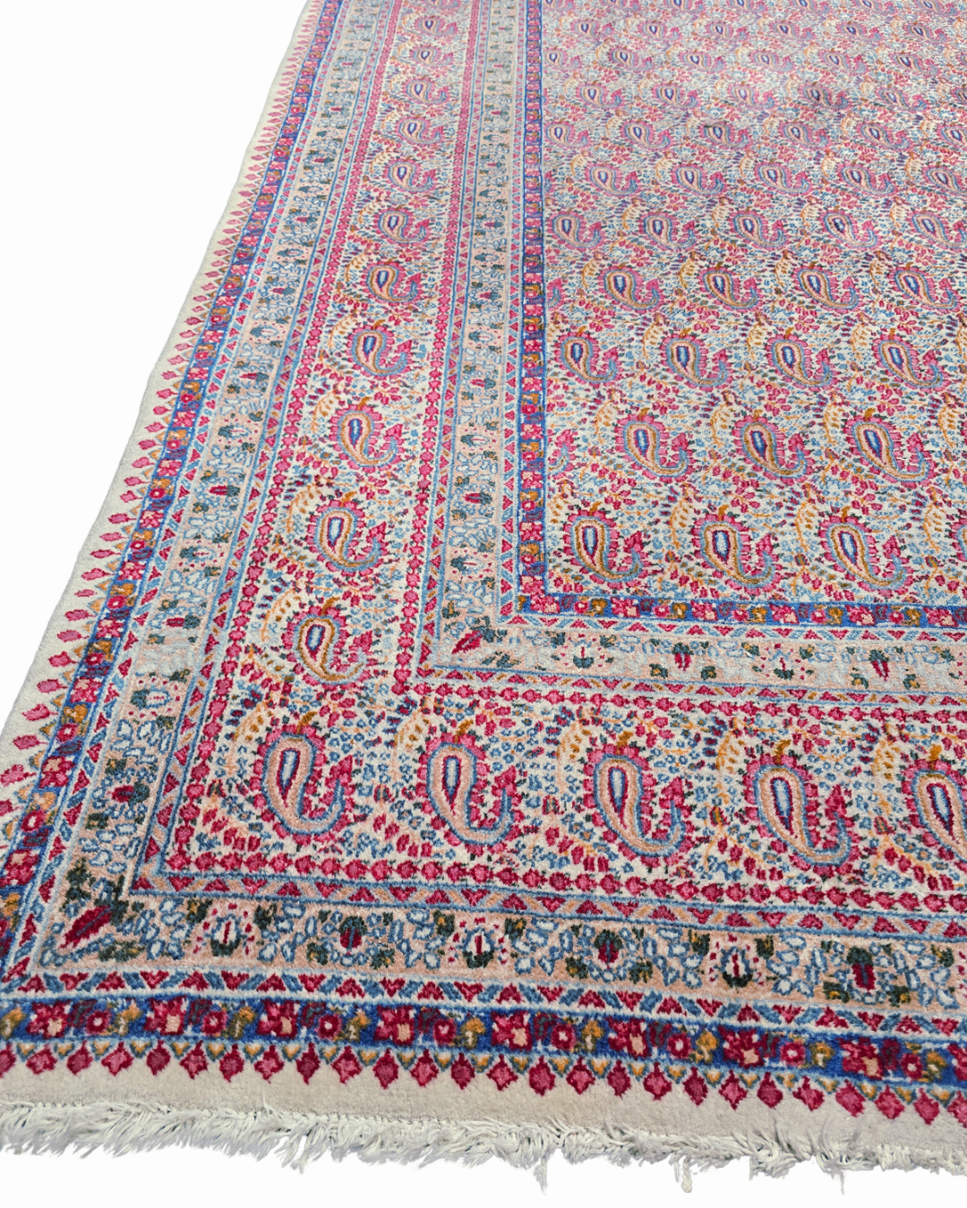 Groot Perzisch tapijt 350x250 wollen vloerkleed handgeknoopt iran