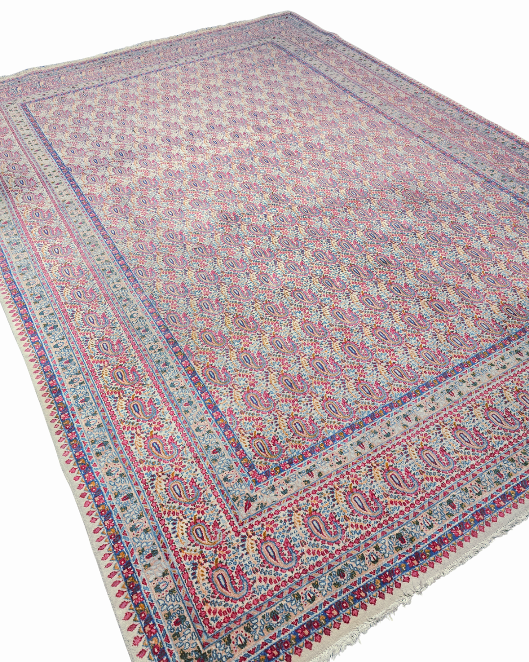 Groot Perzisch tapijt 350x250 wollen vloerkleed handgeknoopt iran
