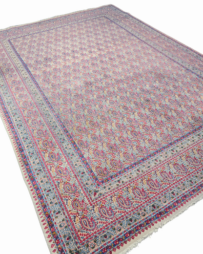 Groot Perzisch tapijt 350x250 wollen vloerkleed handgeknoopt iran