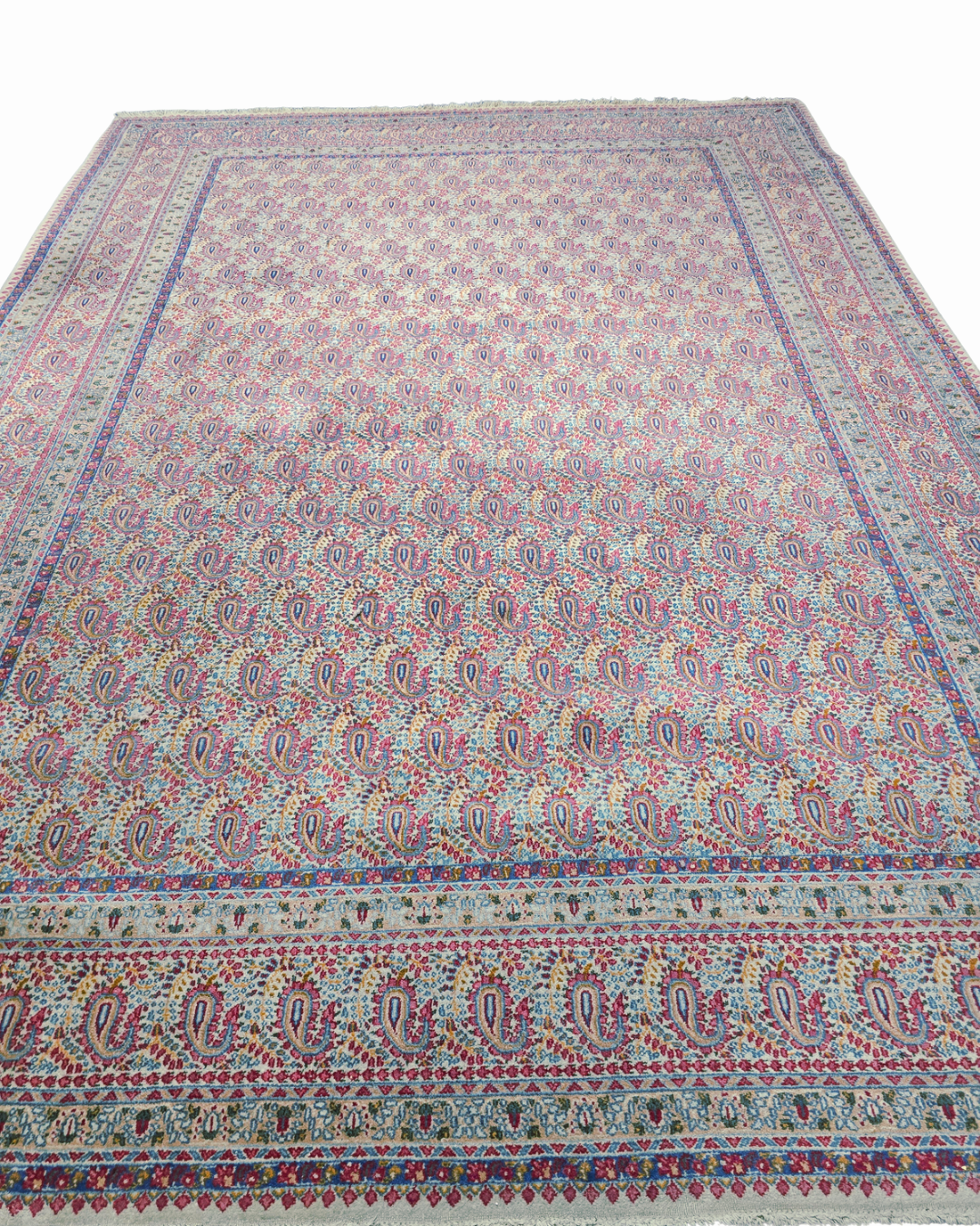 Groot Perzisch tapijt 350x250 wollen vloerkleed handgeknoopt iran
