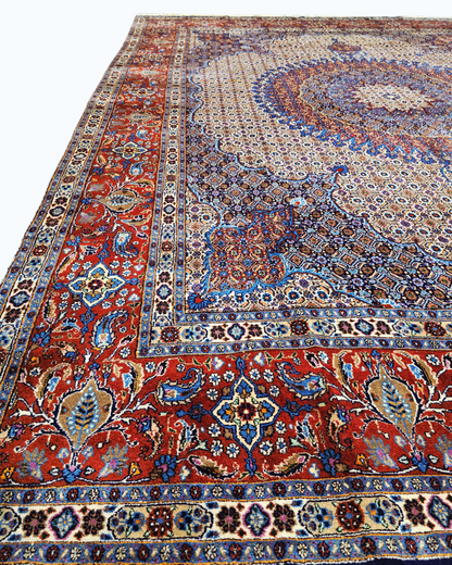 Groot Perzisch tapijt Moud 400x300 wollen vloerkleed handgeknoopt Iran