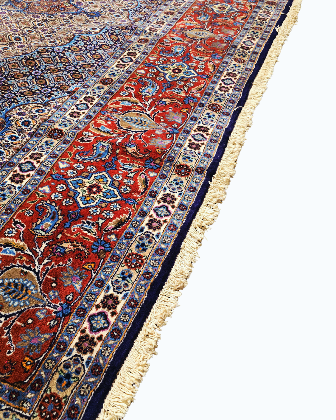 Groot Perzisch tapijt Moud 400x300 wollen vloerkleed handgeknoopt Iran