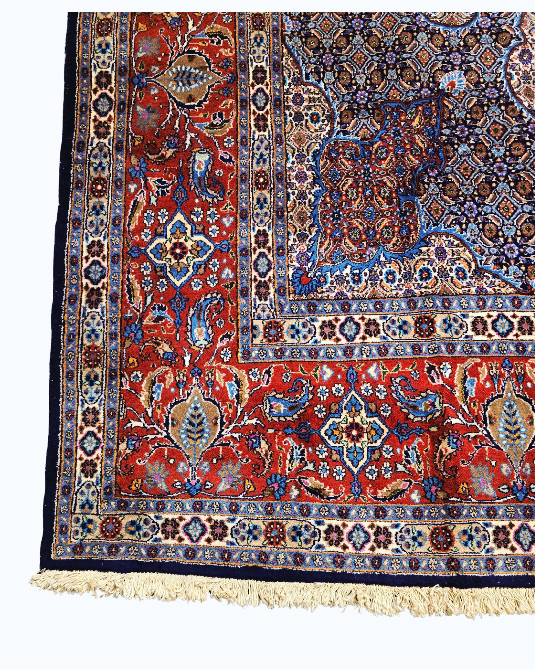 Groot Perzisch tapijt Moud 400x300 wollen vloerkleed handgeknoopt Iran