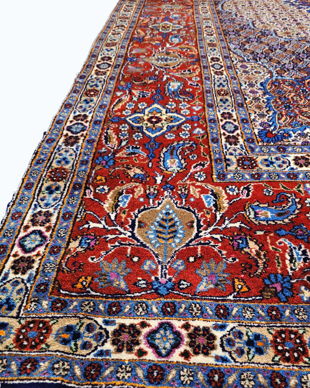 Groot Perzisch tapijt Moud 400x300 wollen vloerkleed handgeknoopt Iran