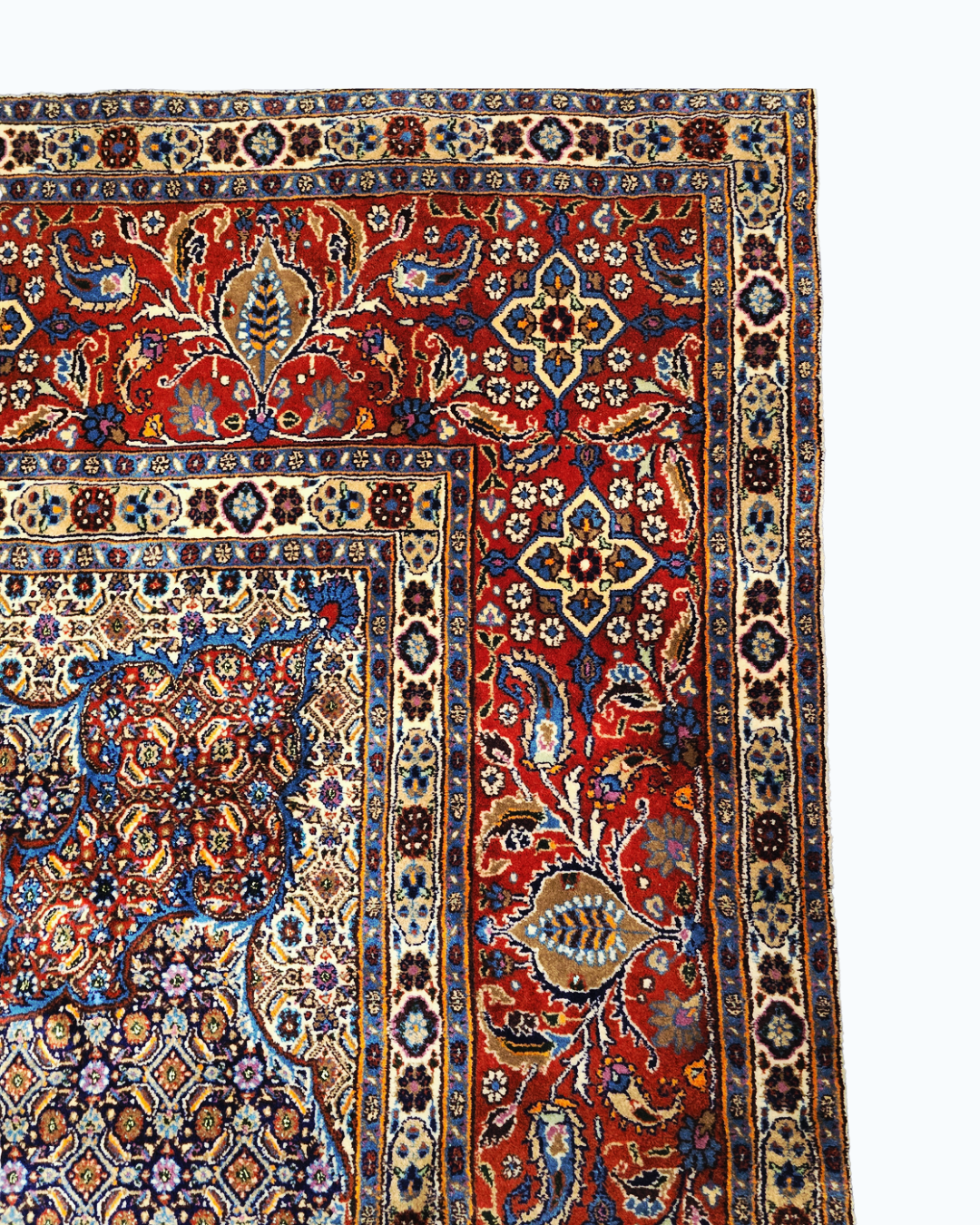 Groot Perzisch tapijt Moud 400x300 wollen vloerkleed handgeknoopt Iran
